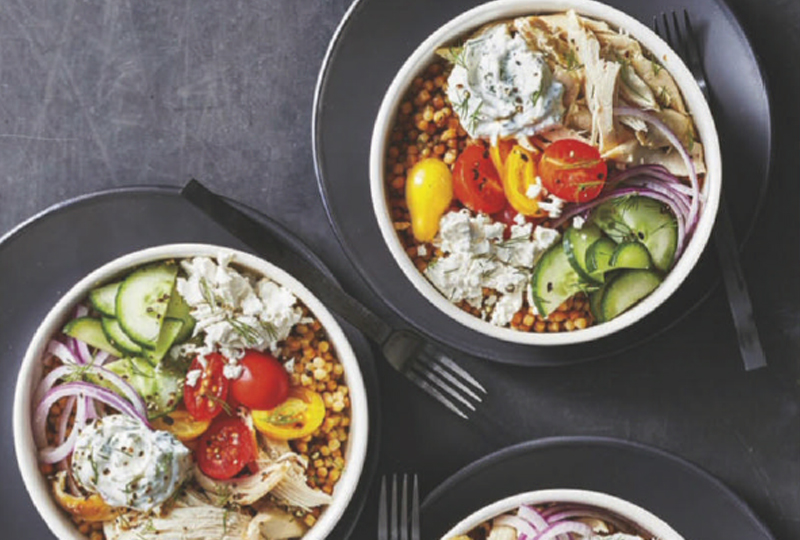 Mediterranean Chicken and Couscous Bowls