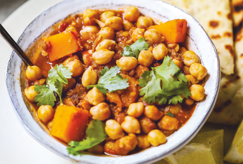 Chickpea and Butternut Squash Curry - My Moroccan House